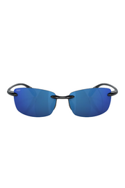 Ballast Sunglasses 580P in Shiny Black/Blue | Costa COSTA DEL MAR