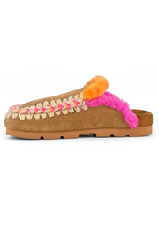 Winter Bio Overstitching Slippers | Mou Mou