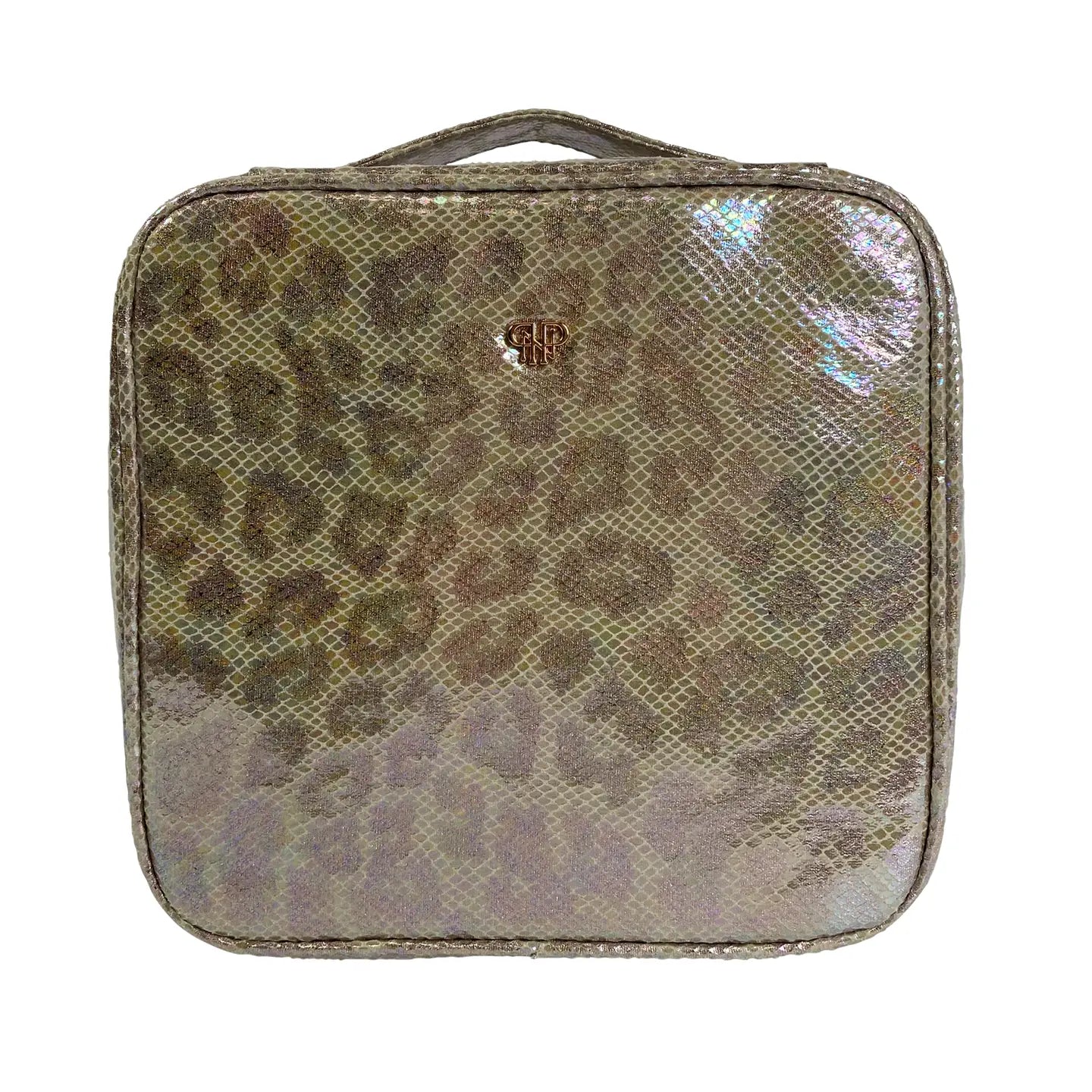Mega Makeup Case - Rose Gold Leopard Rts