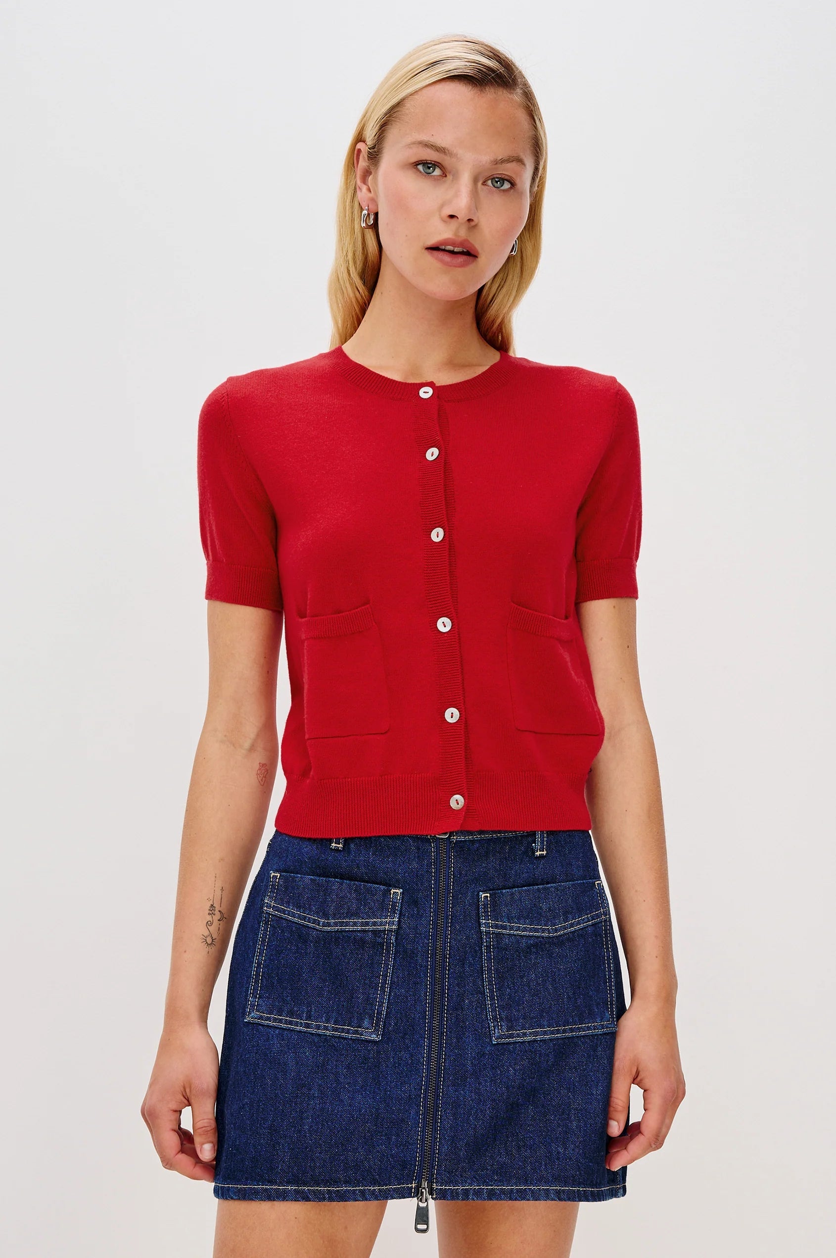 Aisley Short Sleeve Sweater Rails