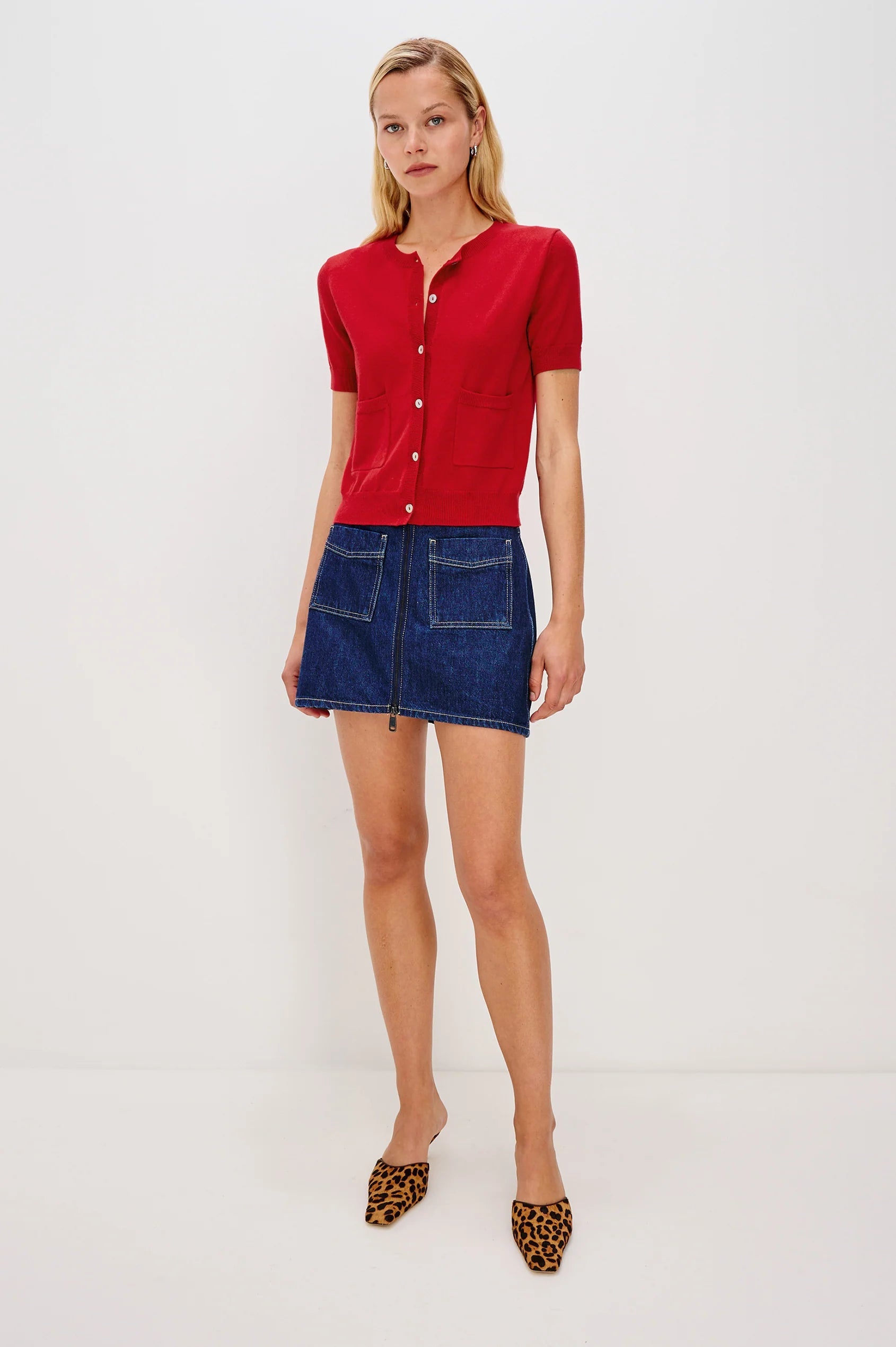 Aisley Short Sleeve Sweater Rails