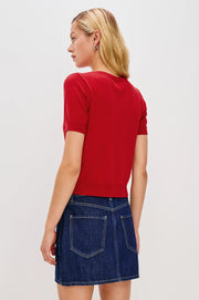 Aisley Short Sleeve Sweater Rails