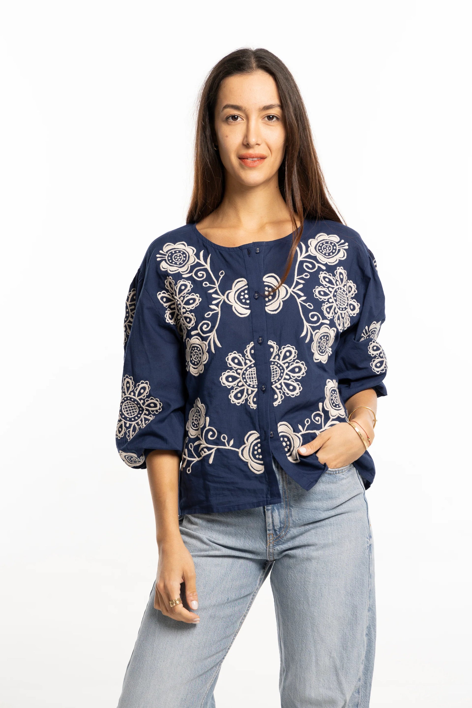 Egla Blouse Bindu