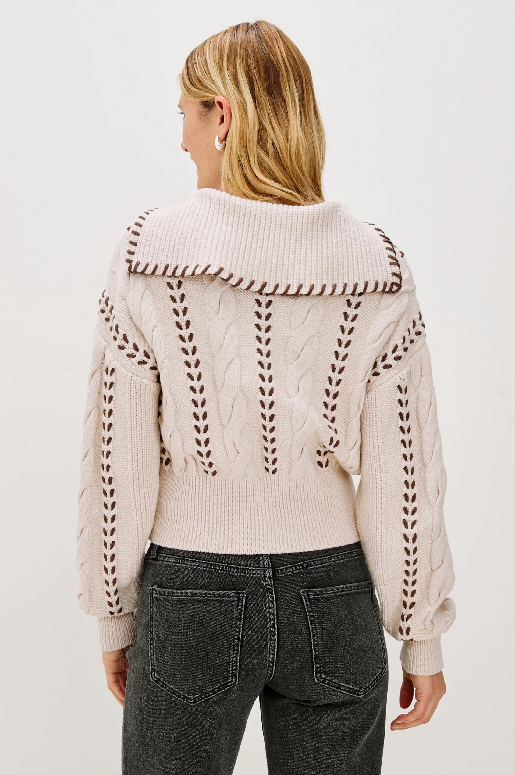 Lune Zip Up Sweater Rails