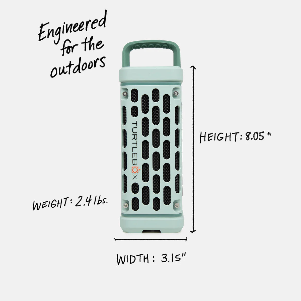 Turtlebox Ranger Speaker - River Rock Turtlebox Audio