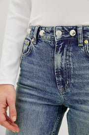 Topanga Studded Straight Jeans Rails