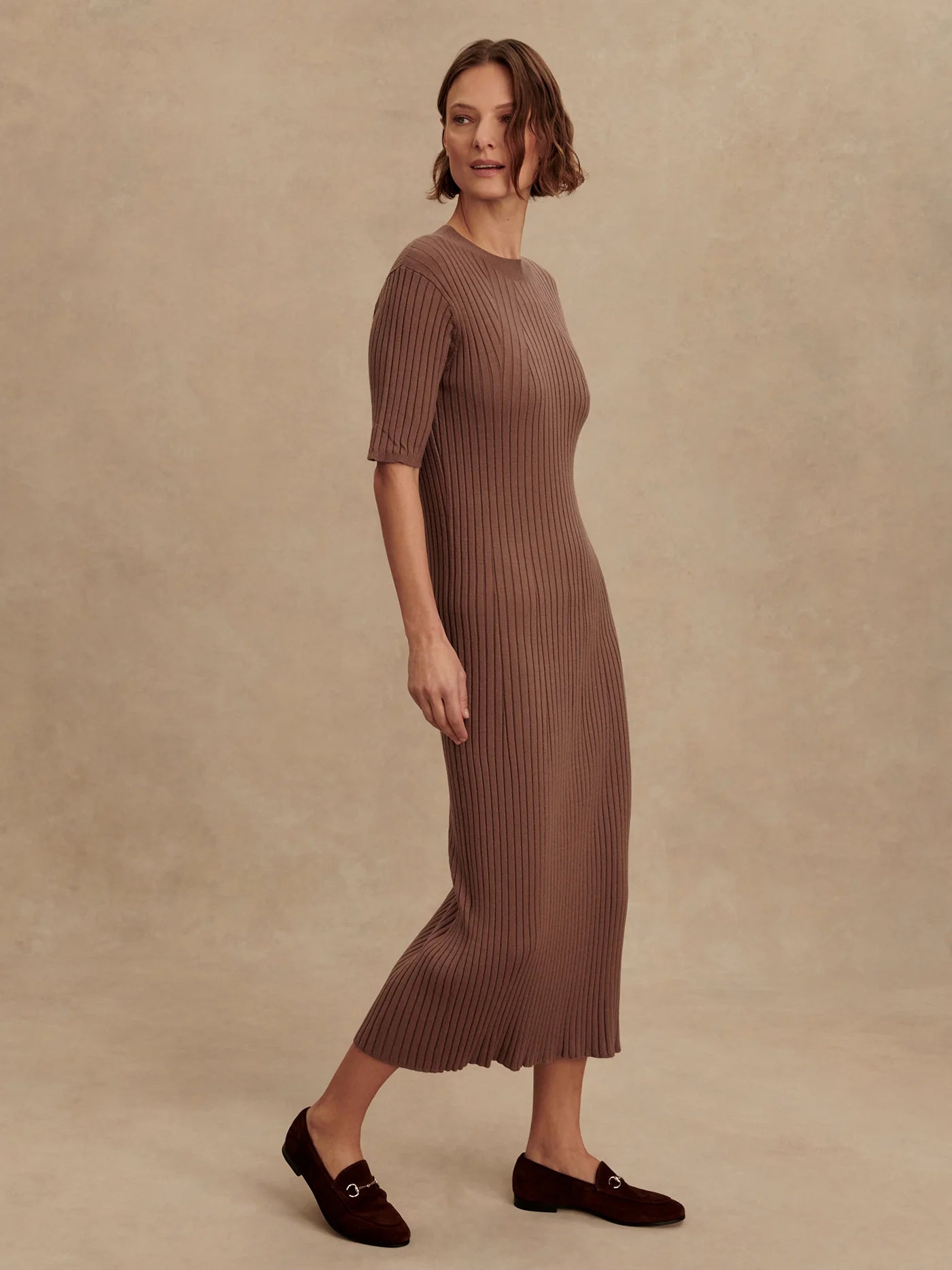 Maeve 2.0 Rib Knit Midi Dress | Varley Varley