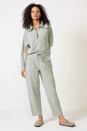 Spanx AirEssentials French Rib Half Zip Sweatshirt Spanx