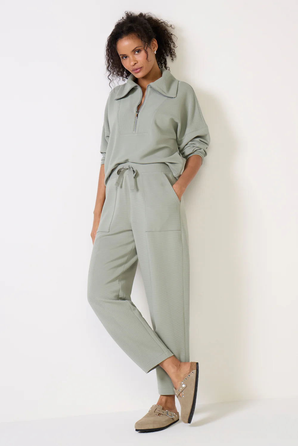 Spanx French Rib Wide Leg Pant Spanx