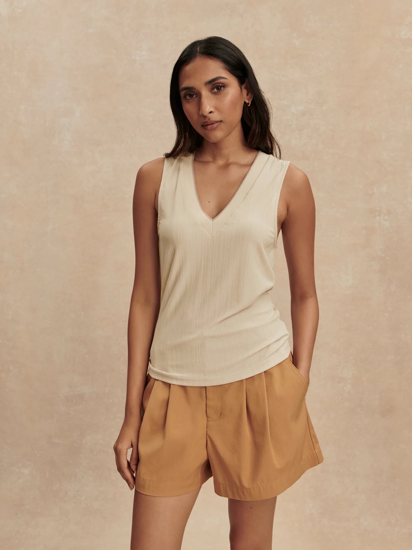 Corby V-Neck Tank Varley