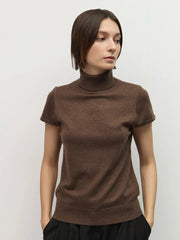 Short Sleeve Turtleneck Top Mod Ref