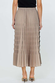 Pleated Midi Skirt Current Air