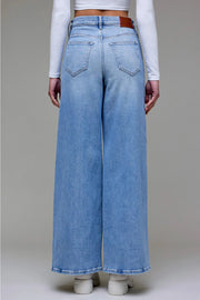 Clean Stretch High Rise Wide Leg Jeans Hidden Jeans