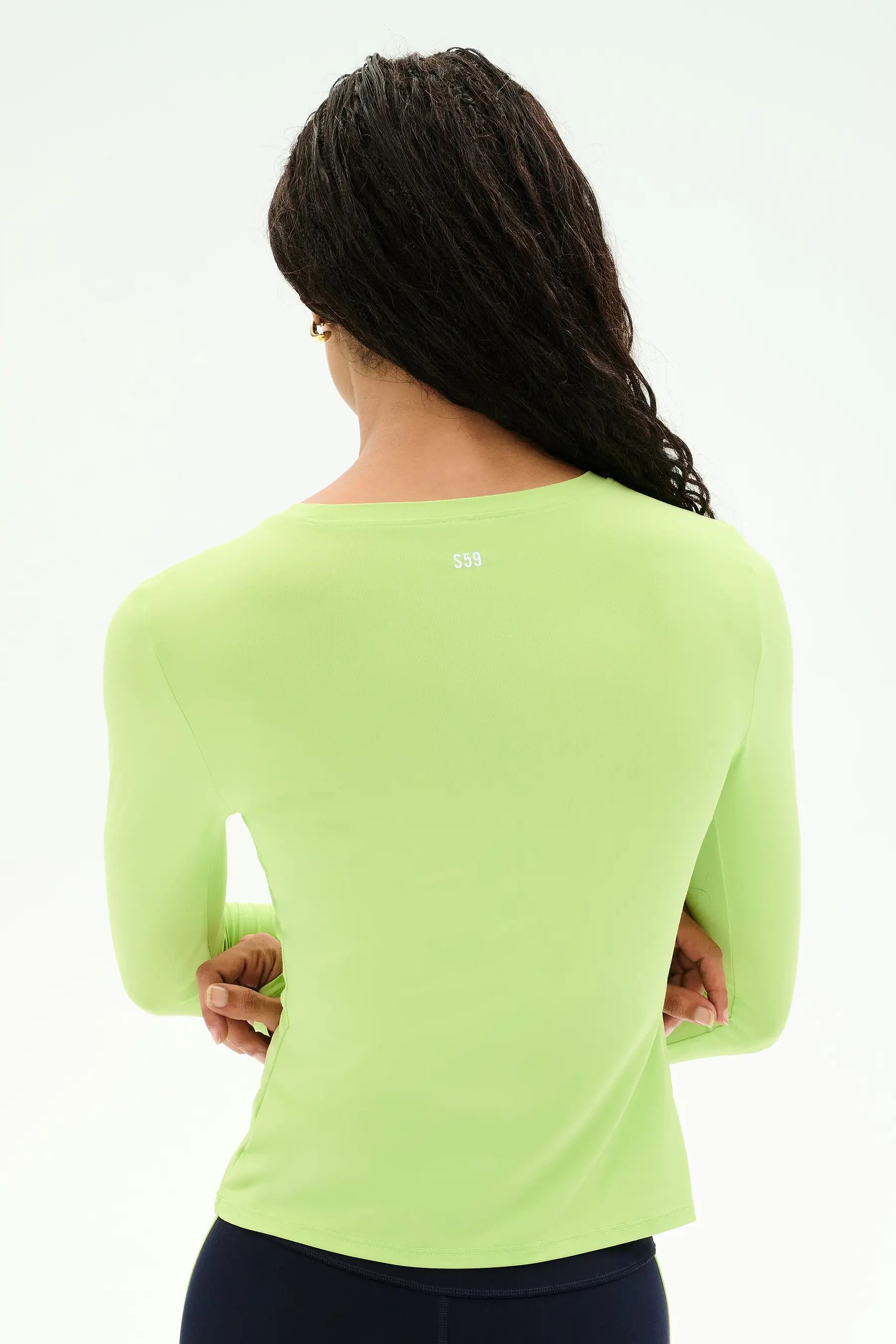 Airweight Lite Long Sleeve Waist Length Top | Splits59 Splits59