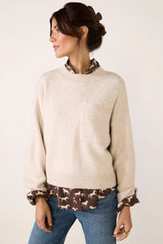 One Pocket Crew Sweater Sanctuary