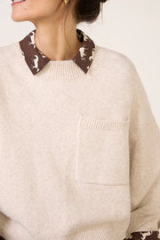One Pocket Crew Sweater Sanctuary