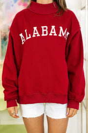 Alabama Mock Neck Sweatshirt Bucketlist Inc.