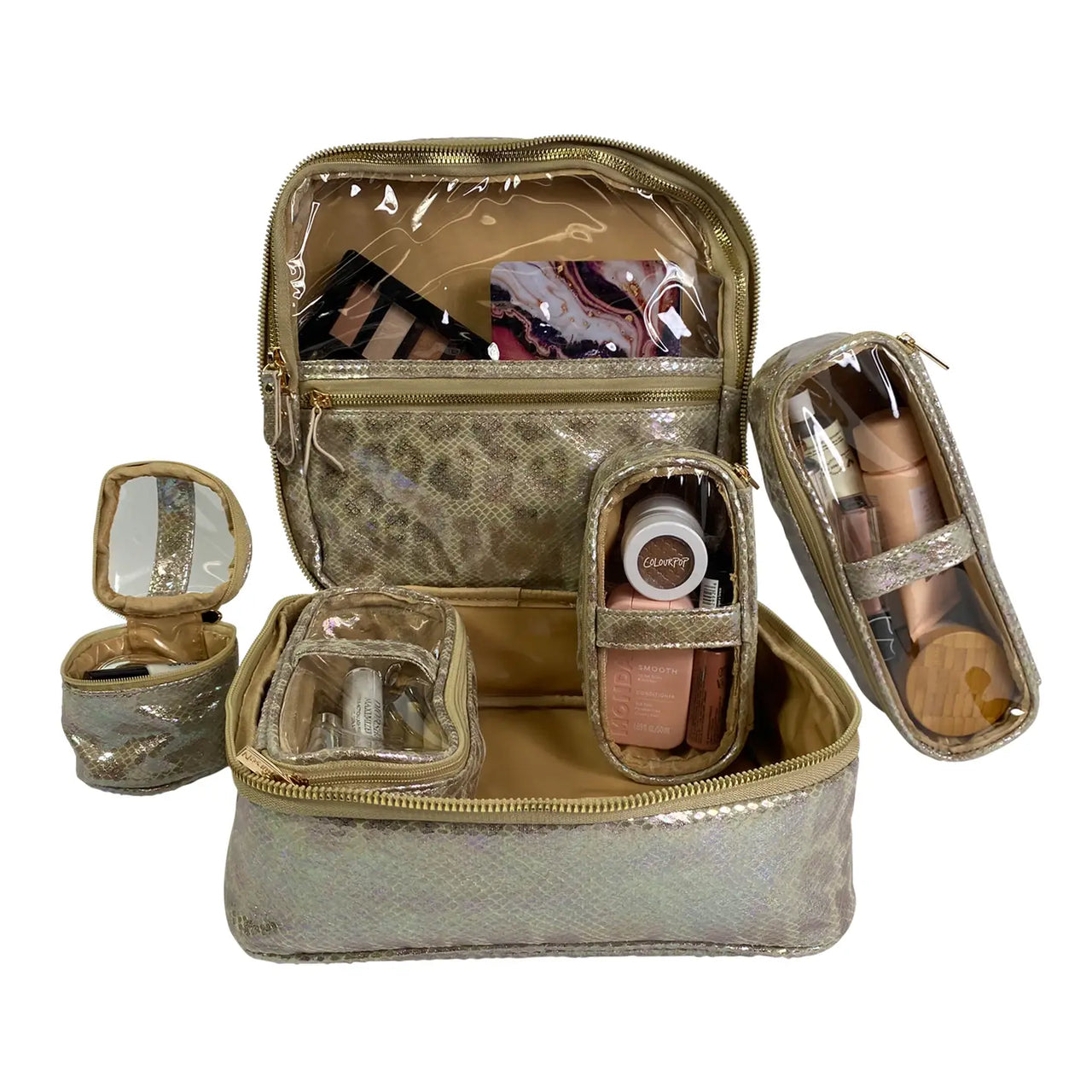 Mini Diva Makeup Case - Glimmer Leopard