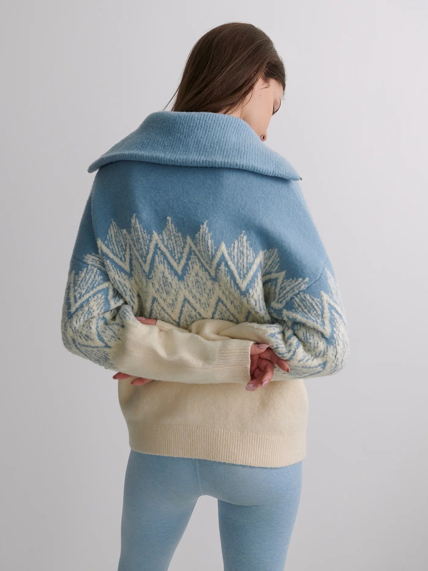 Hedda Fairisle Half-Zip Knit | Varley Varley