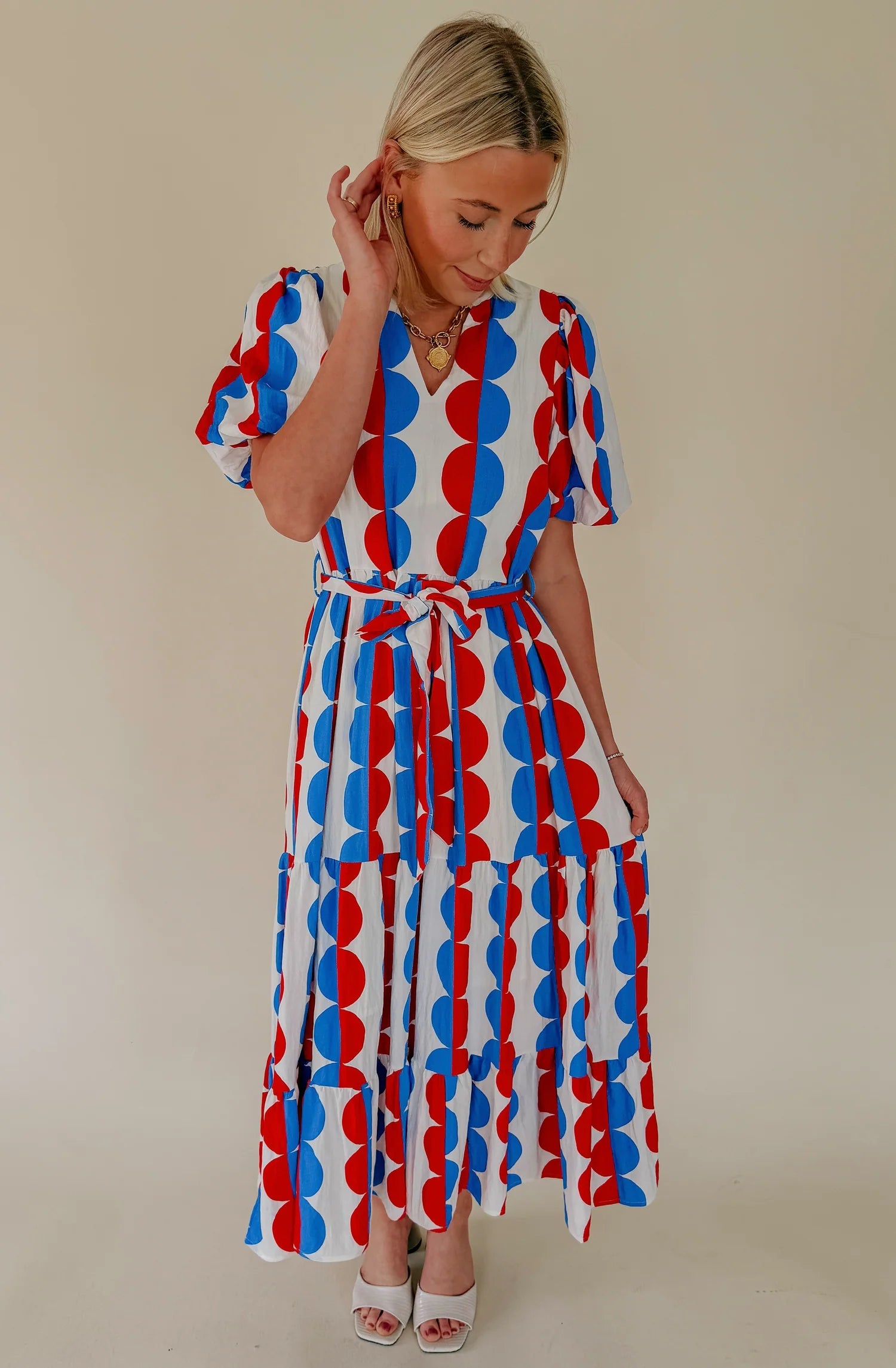 Double The Fun Midi Dress TCEC