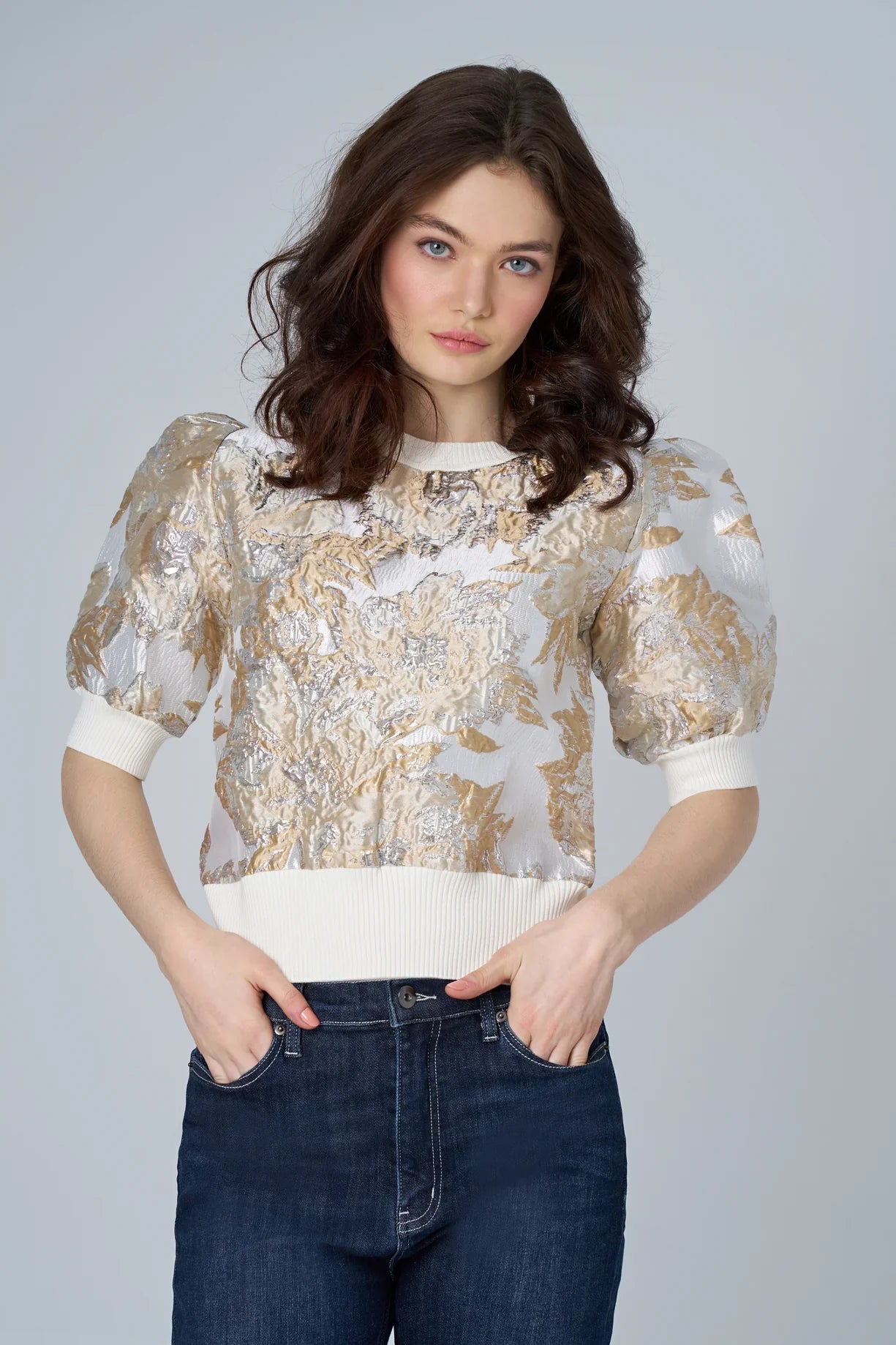 Josephine Metallic Sweater Astrid