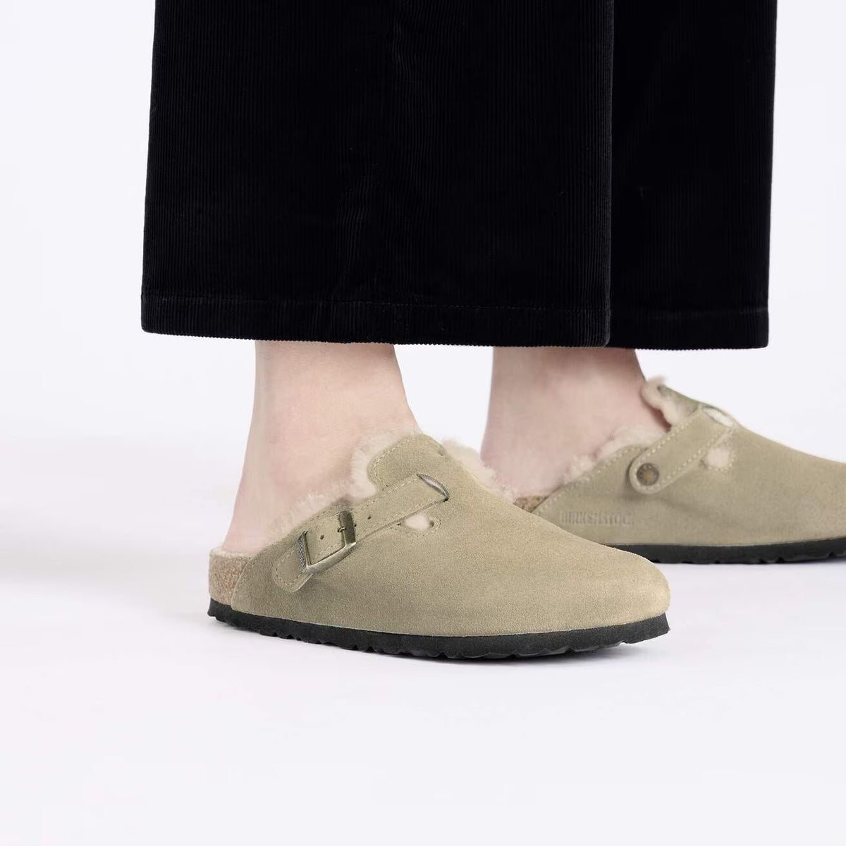 Boston Shearling Suede Leather | Birkenstock Birkenstock