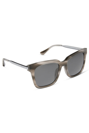 Bella Square Sunglasses in Smoke Marble Grey | Diff Eyewear Diff Eyewear