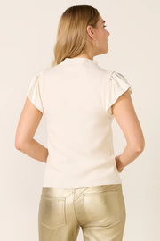 Mika Satin Sleeve Sweater Melissa Nepton