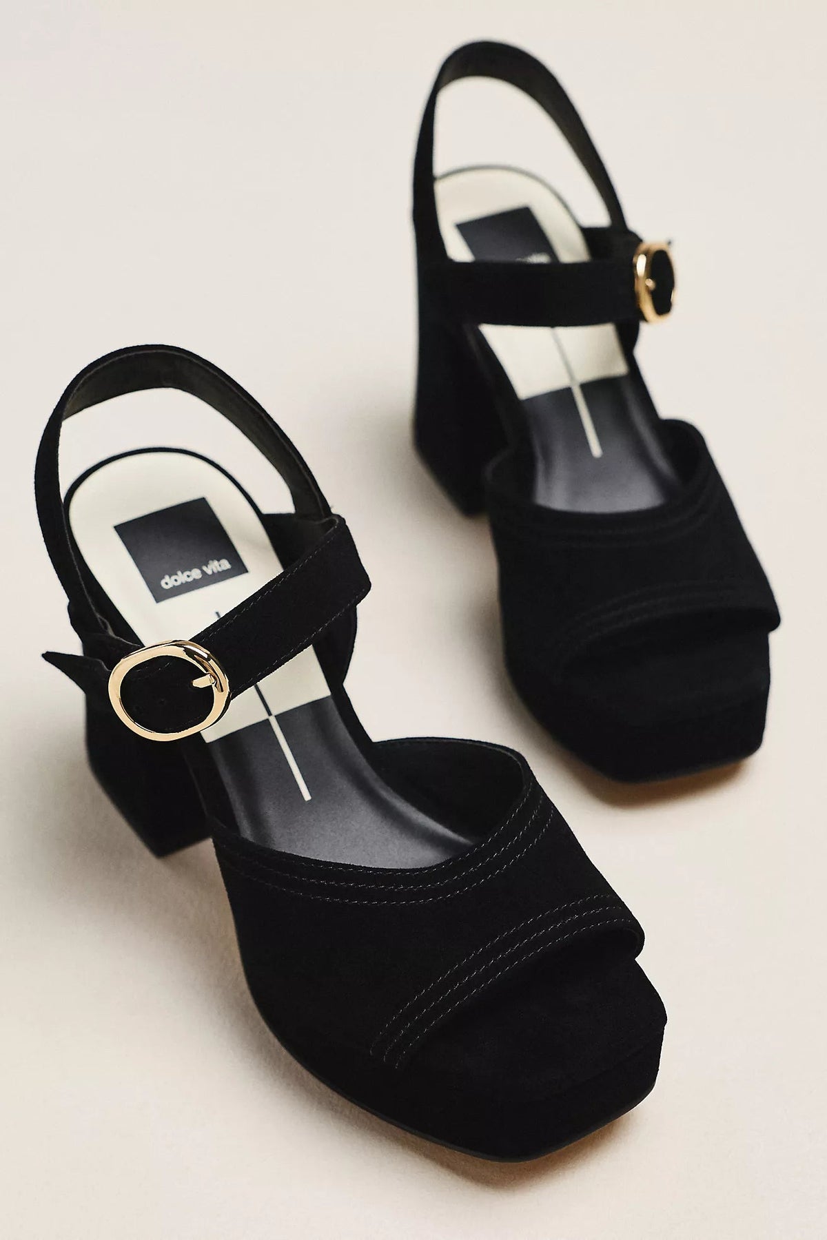Fatima Suede Platform Heels Dolce Vita