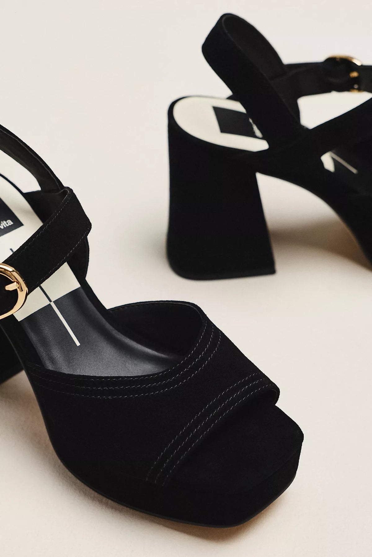 Fatima Suede Platform Heels Dolce Vita