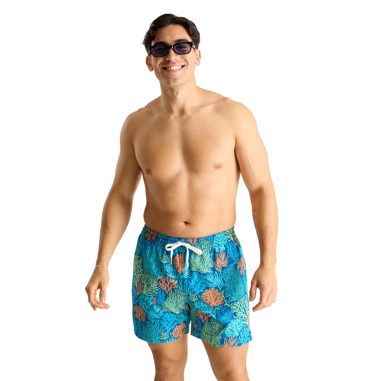 The Coral Quarrels 5.5" Lined Swim Trunks | Chubbies