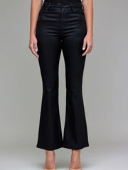 Coated Clean Stretch Flare Jeans Hidden Jeans