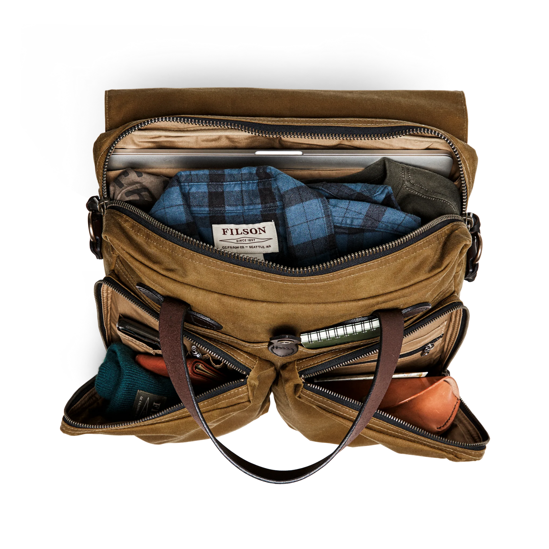 24 Hour Tin Cloth Briefcase | Filson Filson