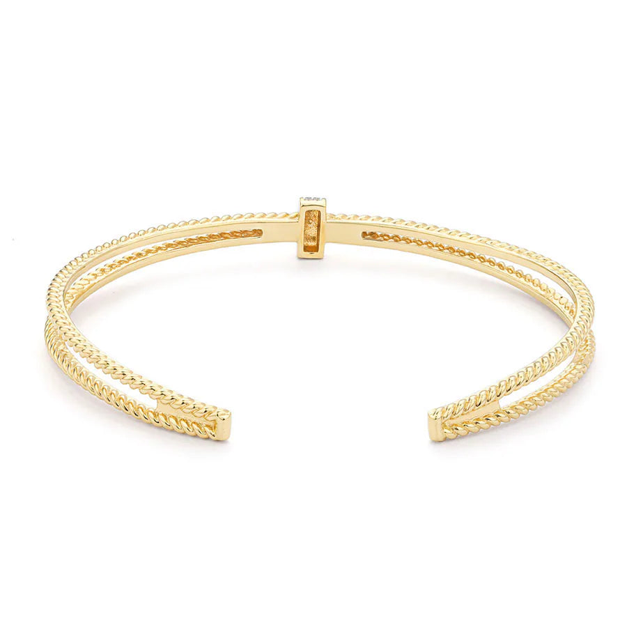 Halfway Point Cuff Yellow Gold