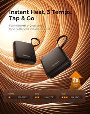 UT5 Nano Rechargeable Handwarmers in Floral Ocoopa