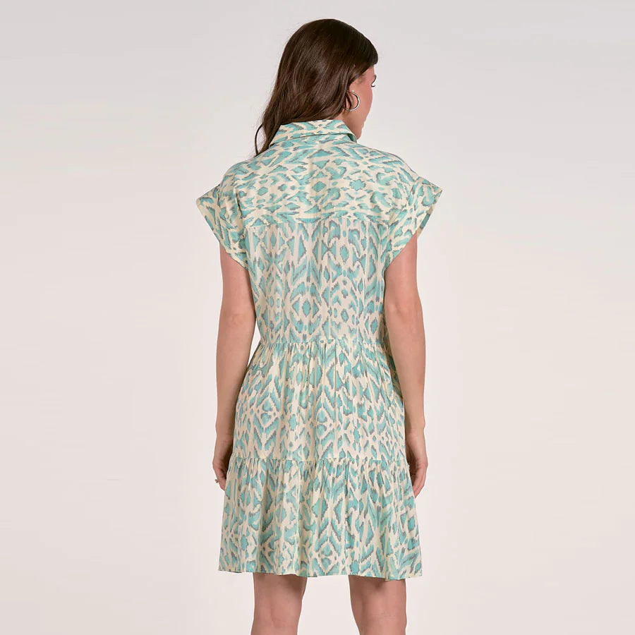 Ikat Pocket Shirtdress