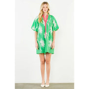 Short Sleeve Embroidered Dress THML