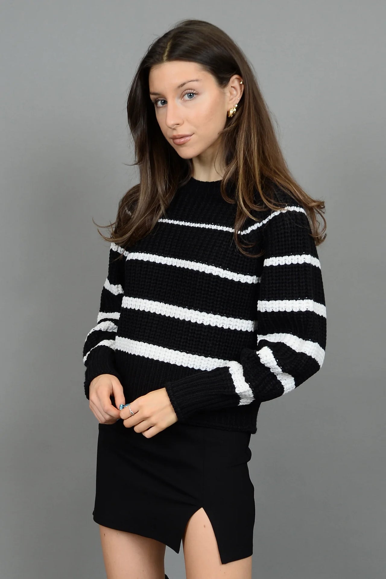 Hifza Raglan Crew Neck Sweater