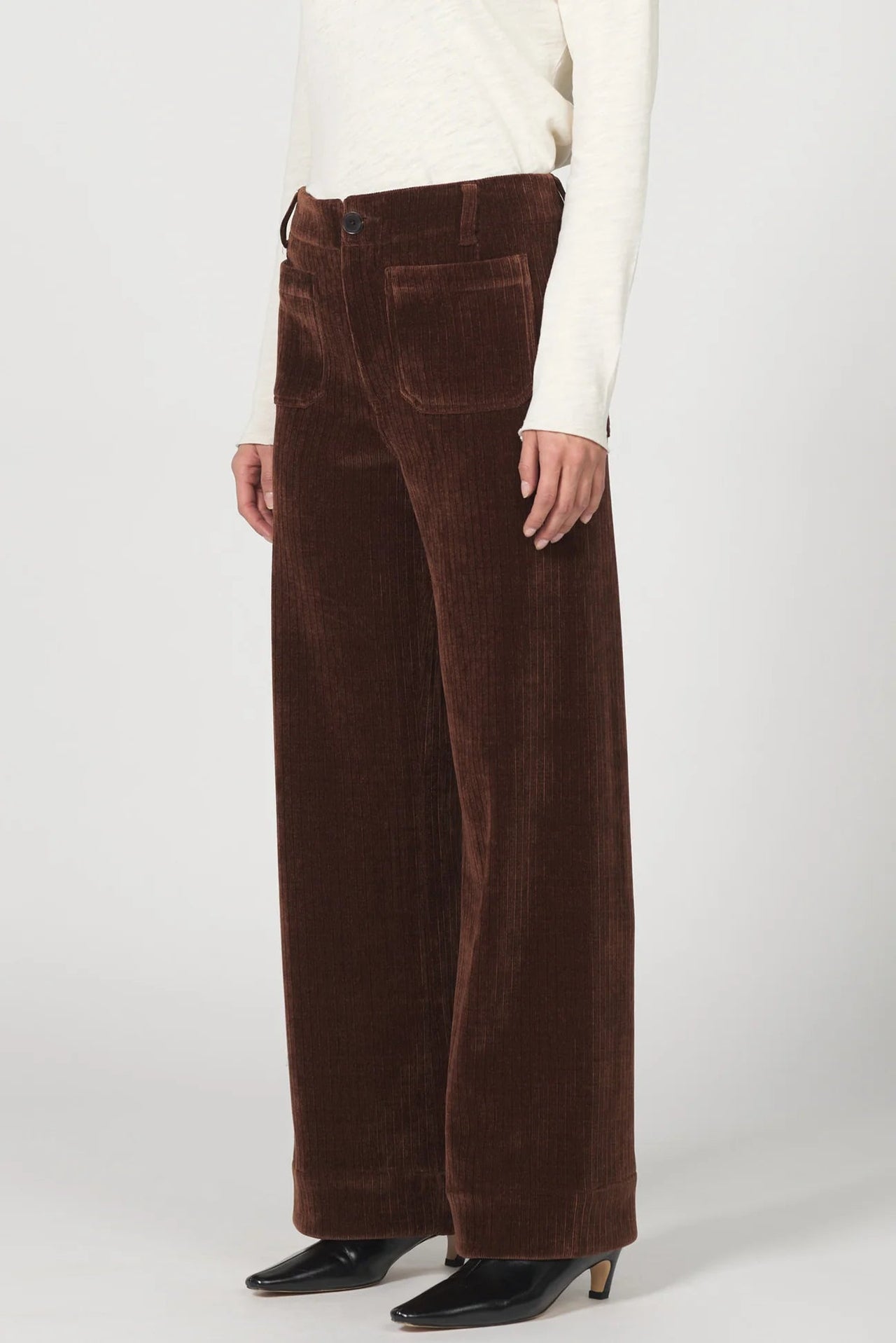 Audrey Wide Leg Corduroy Pants Dear John