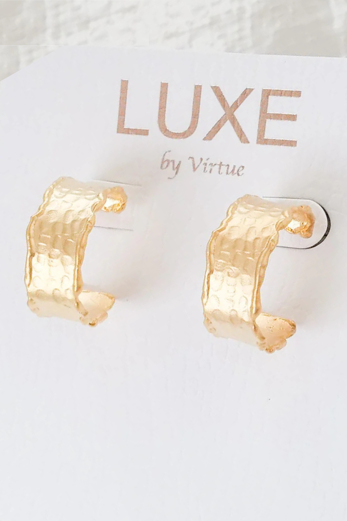 Mary Mini Wavy Hoops Virtue Jewelry