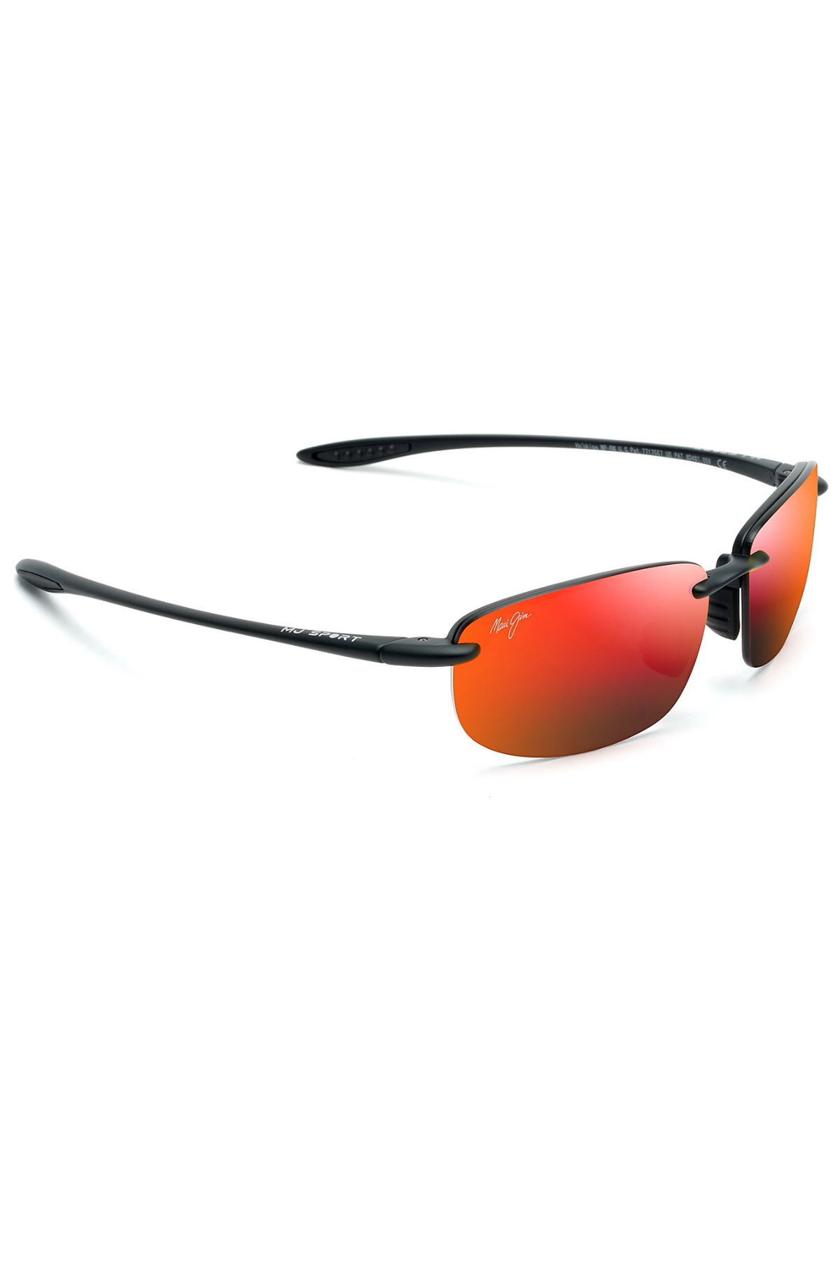 Hookipa Sunglasses in Black Matte/Hawaii Lava | Maui Jim