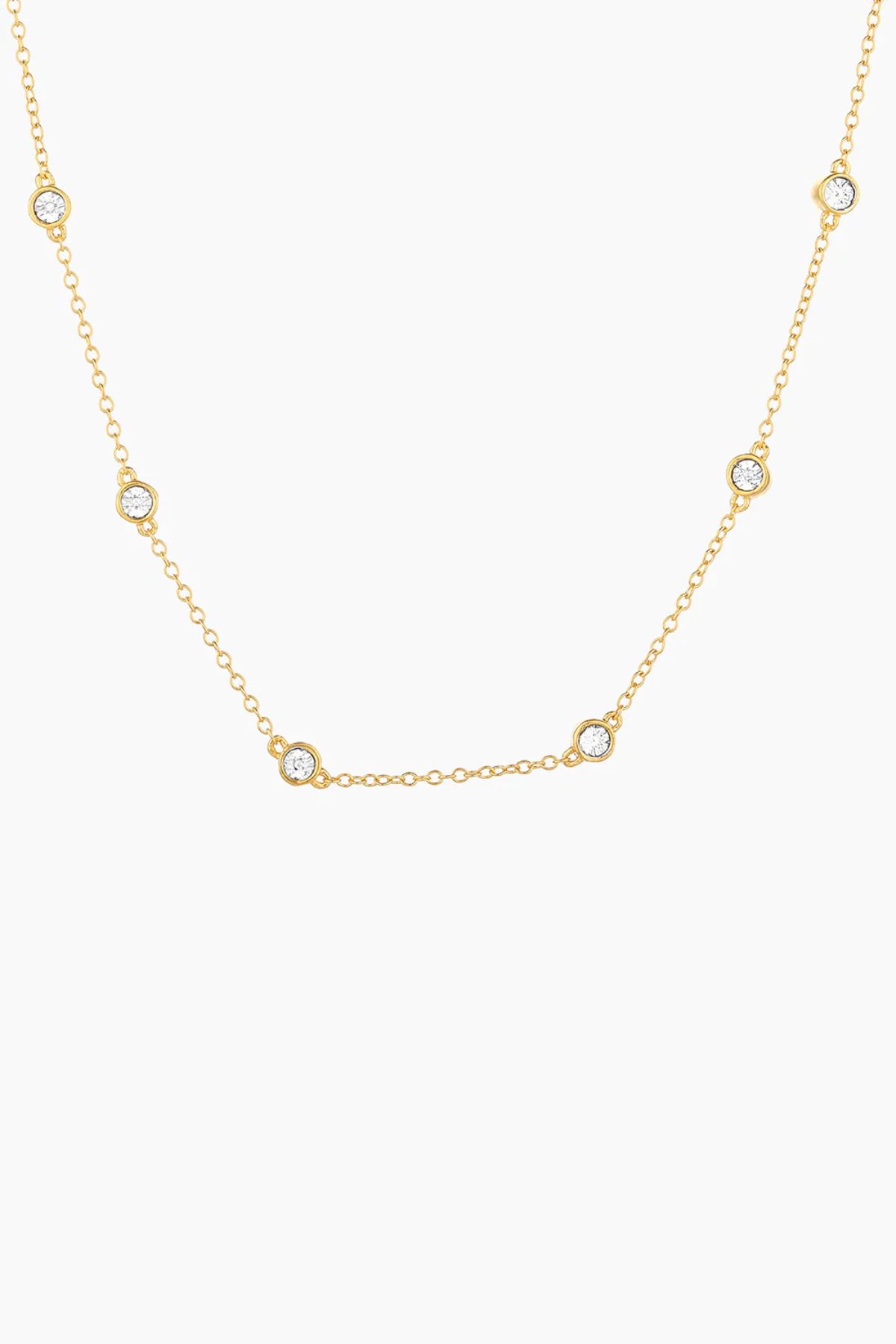 In the Loop Chain Necklace in Gold Ella Stein