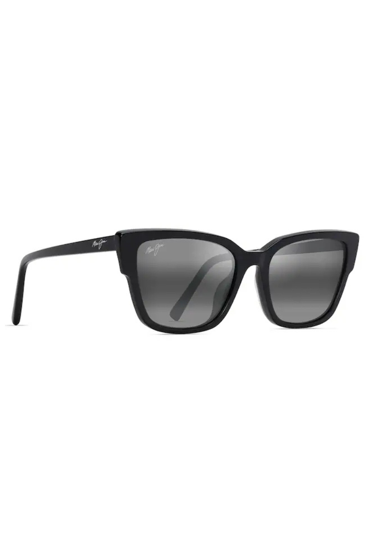 Kou Sunglasses in Black Gloss/Grey | Maui Jim