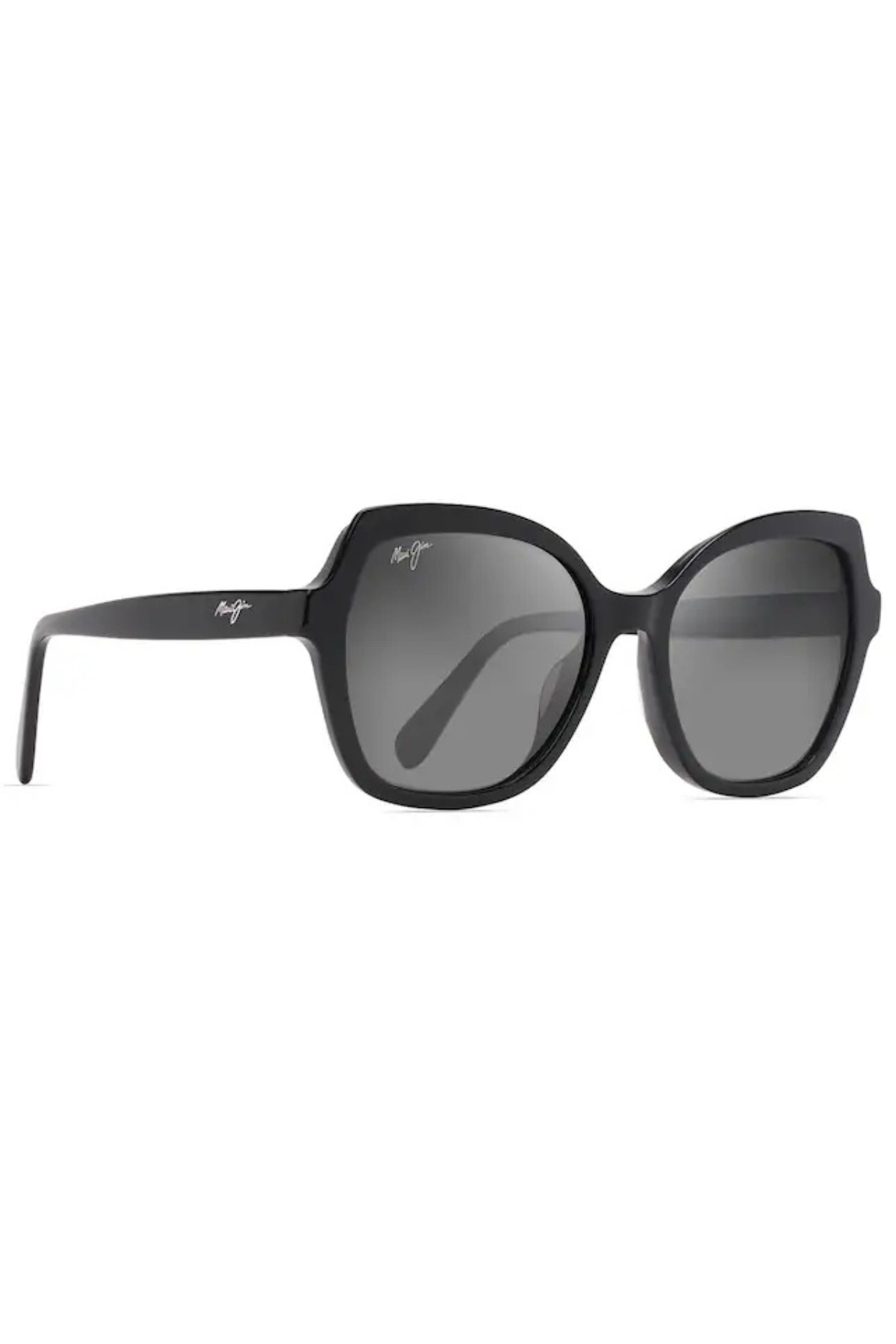 Mamane Sunglasses in Black Gloss/Grey | Maui Jim