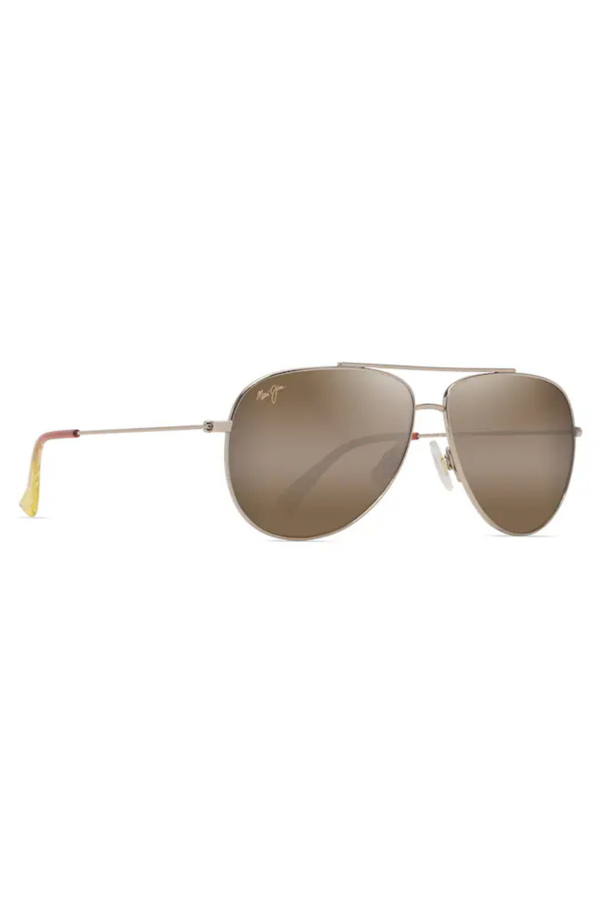 Hau'oli Sunglasses in Light Gold-Orange-Yellow/HCL Broze | Maui Jim