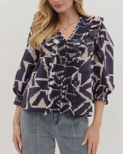 Lauren Long Sleeve Top Entro