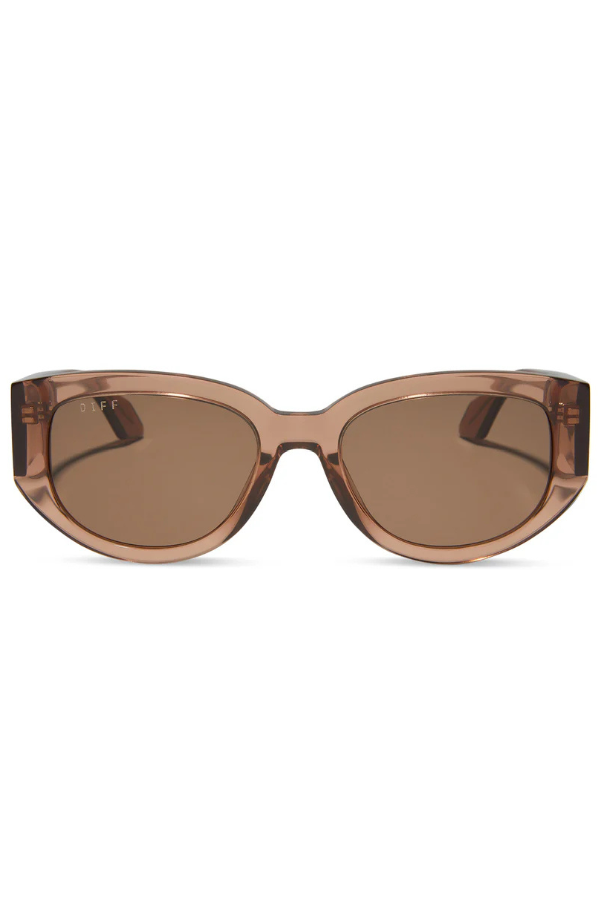 Drew Square Sunglasses in Café Ole Brown | Diff Eyewear Diff Eyewear