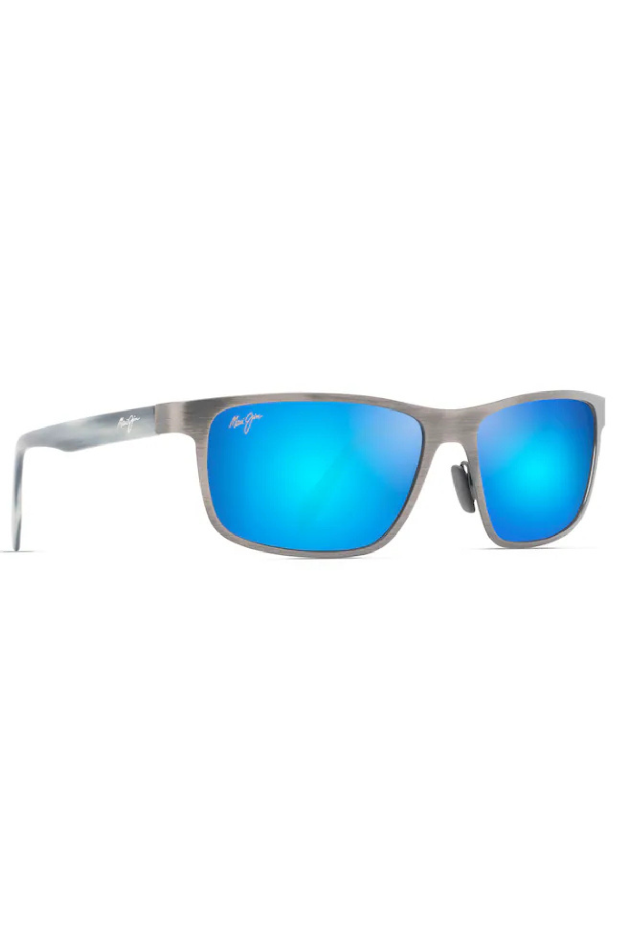 Anemone Sunglasses in Brushed Dark Gunmetal/Blue Hawaii | Maui Jim