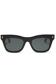 Bradley Cateye Sunglasses in Black/Grey Polarized | Diff Eyewear Diff Eyewear