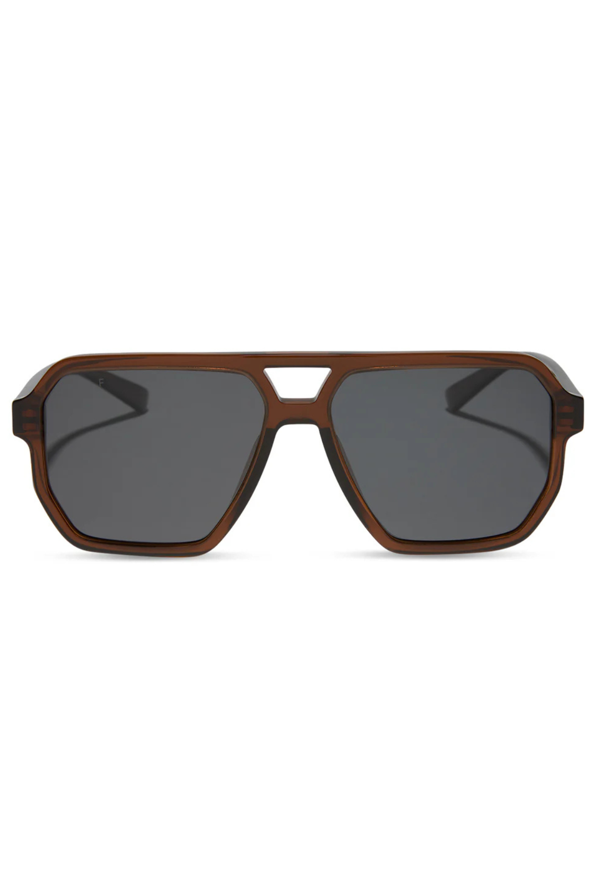 Cameron Navigator Sunglasses in Whiskey Grey | Diff Eyewear Diff Eyewear